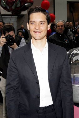 Tobey Maguire Nbc Today Show' da Spider-Man Haftası için talk show görünümünde, Rockefeller Center, New York, Nisan 30, 2007. Fotoğraf: Ray Tamarra / Everett Koleksiyonu