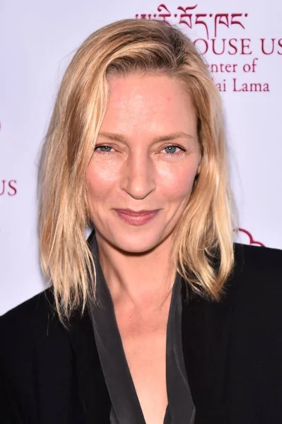 Uma Thurman Arrivals 13Th Annual Tibet House Benefit Auction Christies — Stock Photo, Image