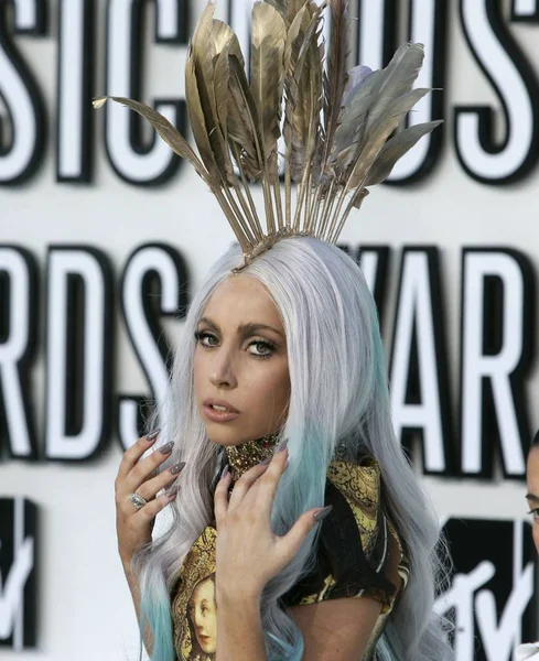 Lady Gaga Beérkezések 2010 Mtv Video Music Awards Vma Érkezők — Stock Fotó