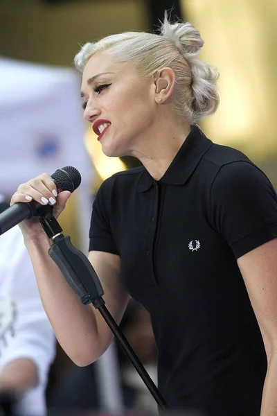 Gwen Stefani Lokasi Untuk Nbc Today Show Concert Doubt Rockefeller — Stok Foto
