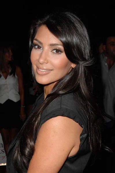 Kim Kardashian Arrivals Ocean Pacific New Fall Advertising Campaign Launch — Stock Photo, Image