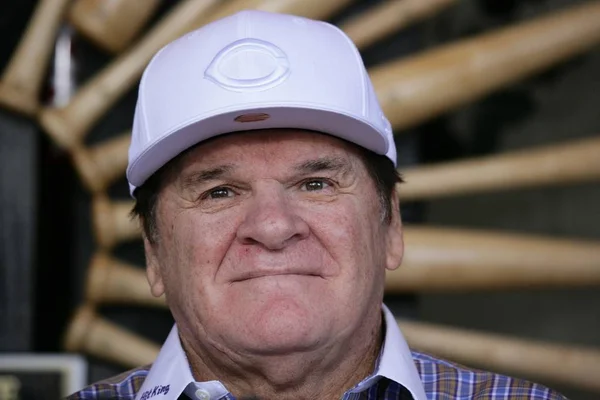 Pete Rose Uma Aparição Pública Para Pete Rose Address Major — Fotografia de Stock