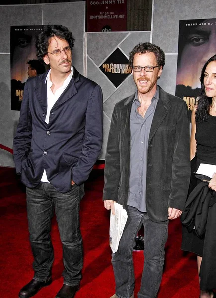 Joel Coen Ethan Coen Agli Arrivi Country Old Men Premiere — Foto Stock