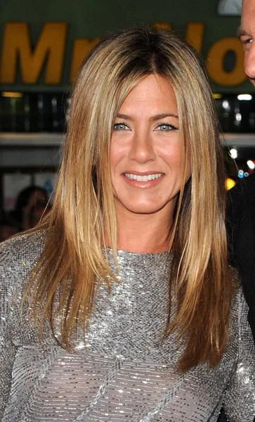 Jennifer Aniston Las Llegadas Para Love Happens Premiere Westwood Village — Foto de Stock