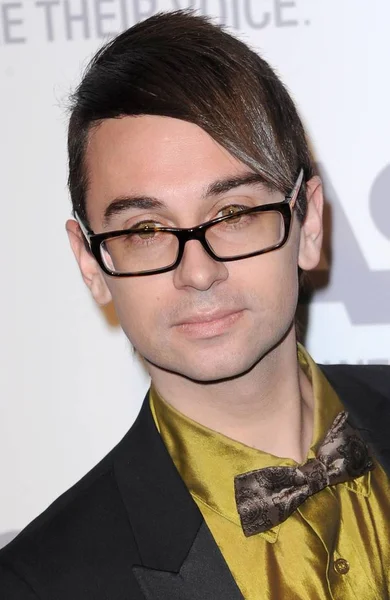 Christian Siriano Při Příjezdu Ročník Aspca Bergh Ball 2015 Hotel — Stock fotografie