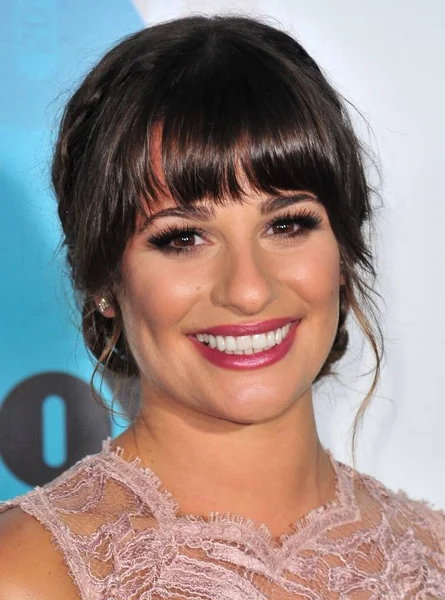 Lea Michele Las Llegadas Para Fox Network Upfronts Presentation 2012 — Foto de Stock