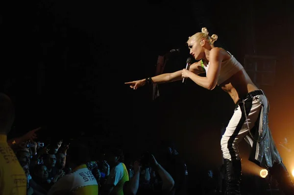 Gwen Stefani Atas Panggung Untuk Doubt Concert Gibson Amphitheatre Universal — Stok Foto