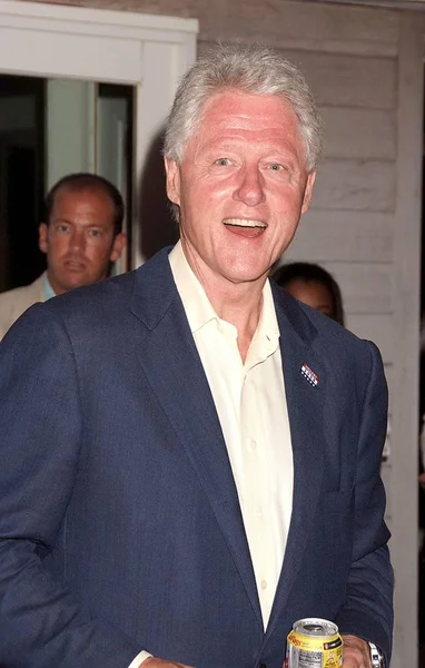 Bill Clinton Asistió Hillary Clinton Para Recaudación Fondos Del Presidente — Foto de Stock