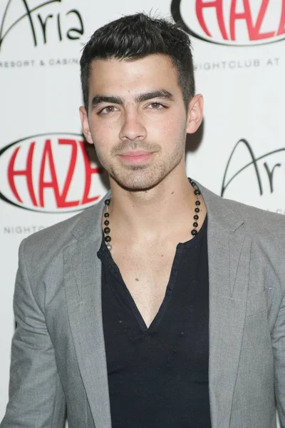 Joe Jonas Obecności Joe Jonas Haze Nightclub Aria Resort Casino — Zdjęcie stockowe