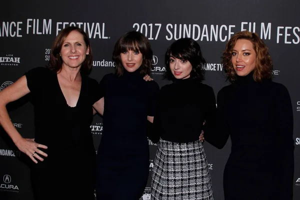 Molly Shannon Alison Brie Kate Micucci Aubrey Plaza Chegadas Para — Fotografia de Stock