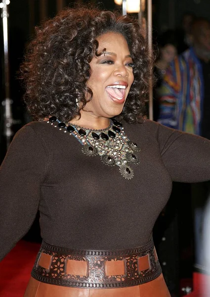 Oprah Winfrey Bei Der Ankunft Der Großen Debattierer Premiere Arclight — Stockfoto