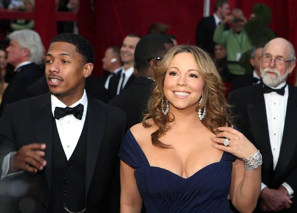 Nick Cannon Mariah Carey Yıllık Akademi Ödülleri Oscar Töreni Için — Stok fotoğraf