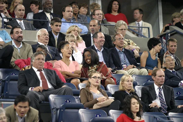 Star Jones Belül Open Tenisz Torna Arthur Ashe Stadion Flushing — Stock Fotó