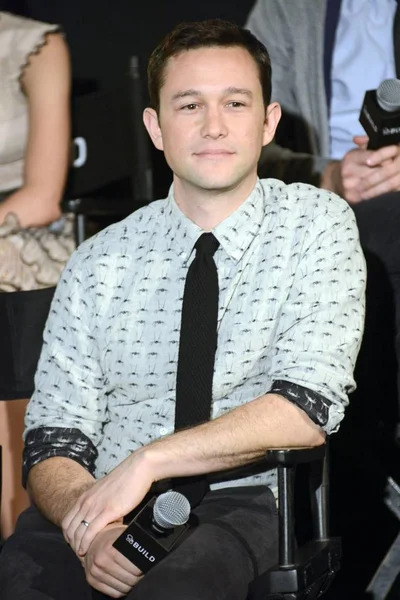 Joseph Gordon Levitt Partecipa Alla Aol Build Speaker Series Walk — Foto Stock