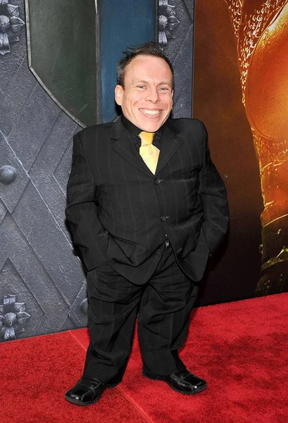 Warwick Davis Narnia Chronicles Için Gelenler Prens Hazar Prömiyeri Ziegfeld — Stok fotoğraf