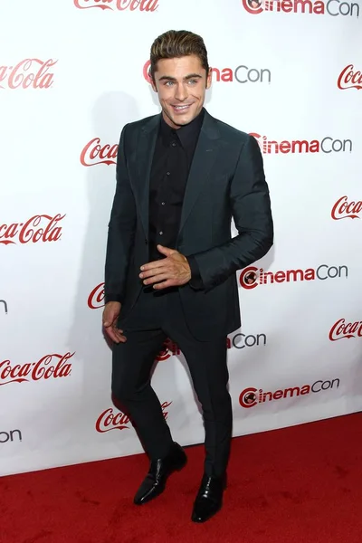 Zac Efron Zúčastnil Soutěže Cinemacon2016 Big Screen Achievement Awards Part2 — Stock fotografie