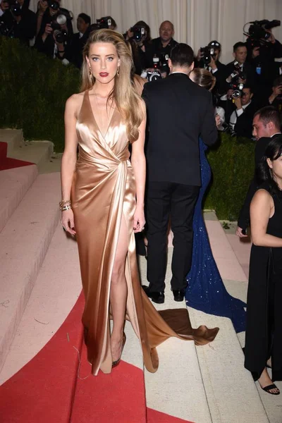 Amber Heard Vestindo Ralph Lauren Chegadas Para Manus Machina Fashion — Fotografia de Stock