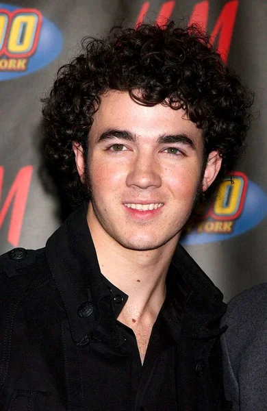 Kevin Jonas Presseraum Für Z100 Jingle Ball 2007 Madison Square — Stockfoto