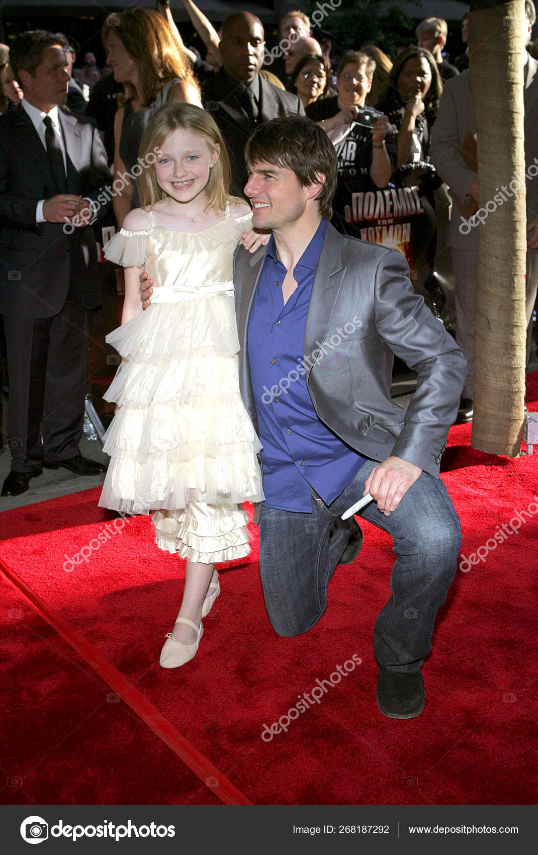 ダコタ ファニング クルーズ 2005年6月23日 アメリカの戦争の世界の