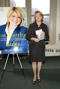 NO TABLOIDS, Martha Stewart inside for The Martha Rules reading and booksigning, Barnes & Noble Union Square, New York, NY, October 11, 2005. Photo by: Gregorio Binuya/Everett Collection