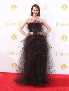 Sarah Paulson (Armani Prive giyiyor) 66 Primetime Emmy Ödülleri için gelenler 2014 Emmy - Bölüm 2, Nokia Theatre L.A. Live, Los Angeles, Ca Ağustos 25, 2014. Fotoğraf: James Atoa / Everett Koleksiyonu