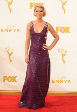 Claire Danes (Prada elbisesi giyiyor) 67. Primetime Emmy Awards 2015-gelenler 2, Microsoft Theater (eski adıyla Nokia Theatre L.A. Live), Los Angeles, CA 20 Eylül 2015. Fotoğraf: Elizabeth Goodenough/Everett Collection