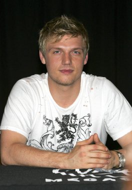 Nick Carter Backstreet Boys asla Gone albüm sürümü Jive Records, Virgin Megastore Times Meydanı 'nda, New York, NY, Haziran 14, 2005 için gelenler. Fotoğraf: Gregorio Binuya/Everett Collection