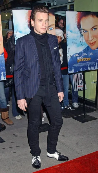 Ewan Mcgregor Agli Arrivi Miss Potter New York City Premiere — Foto Stock