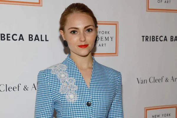 Annasophia Robb Arrivals New York Academy Art Tribeca Ball Presented — стоковое фото