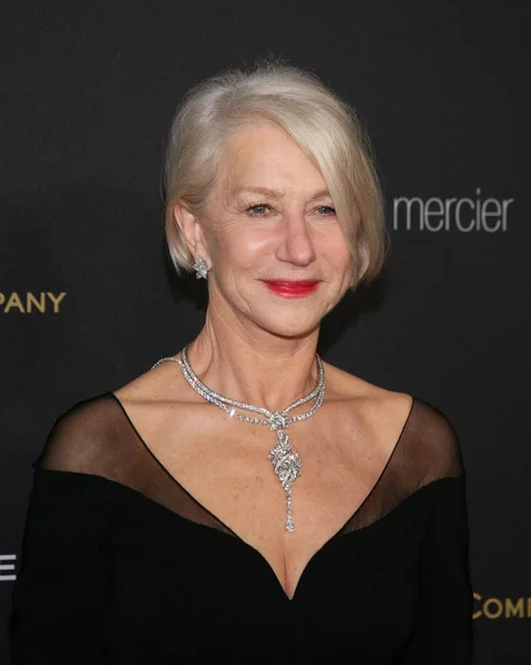 Helen Mirren Vestindo Colar Harry Winston Pós Festa Para Weinstein — Fotografia de Stock