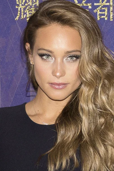 Hannah Davis Agli Arrivi Hotels Kicks Global Rock Empire Tour — Foto Stock