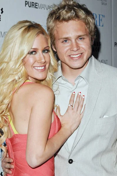 Heidi Montag Spencer Pratt Las Llegadas Para Heidi Montag Spencer —  Fotos de Stock