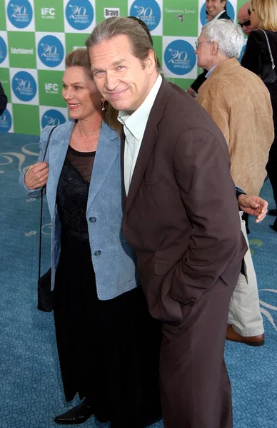 Susan Geston Jeff Bridges Las Llegadas Los 20Th Ifp Independent — Foto de Stock