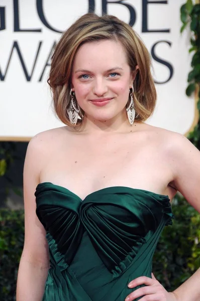 Elisabeth Moss Arrivals Hollywood Foreign Press Association 68Th Annual Golden — Stock Photo, Image