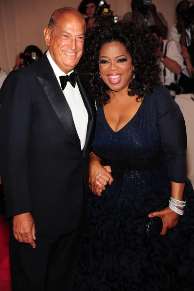 Oscar Renta Oprah Winfrey Aux Arrivées Pour American Woman Fashioning — Photo