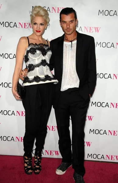 Gwen Stefani Con Dolce Gabbana Gavin Rossdale Las Llegadas Para — Foto de Stock