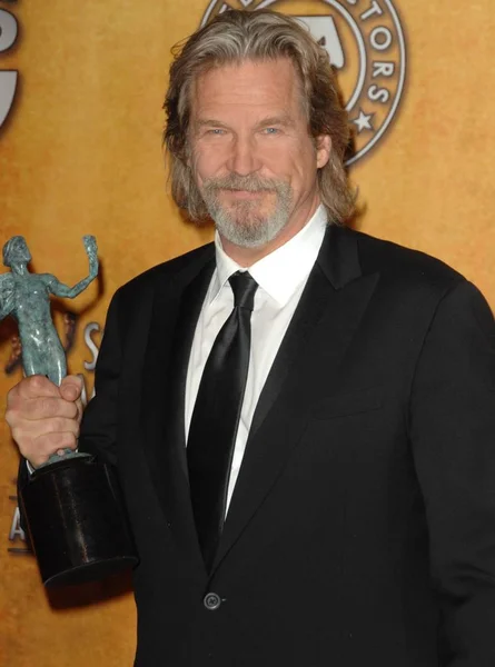 Jeff Bridges Press Room 16Th Annual Screen Actors Guild Sag — Stock Photo, Image