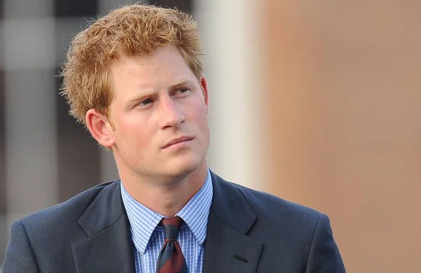 Prince Harry Prince Harry Adres Ingiliz Amerikan Gazileri Örgütleri Intrepid — Stok fotoğraf