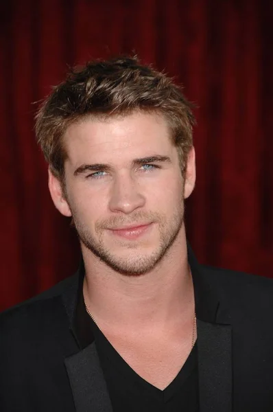 Liam Hemsworth Las Llegadas Para Thor Premiere Capitan Theatre Los — Foto de Stock