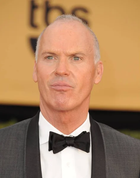 Michael Keaton Las Llegadas Para 21º Annual Screen Actors Guild —  Fotos de Stock