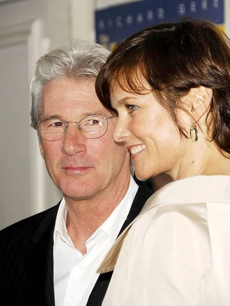 Richard Gere Carey Lowell Arrivals Hoax Premiere Mann Village Theatre — Stock Photo, Image