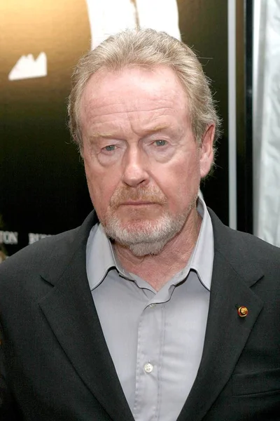 Ridley Scott Vid Ankomst För American Gangster Premiere Att Gynna — Stockfoto