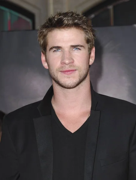 Liam Hemsworth Las Llegadas Para Thor Premiere Capitan Theatre Los — Foto de Stock