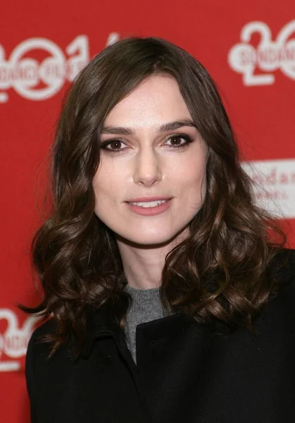 Keira Knightley Chegadas Para Laggies Premiere Sundance Film Festival 2014 — Fotografia de Stock