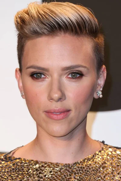 Scarlett Johansson Asistencia Tom Ford Autumn Winter 2015 Womenswear Collection — Foto de Stock