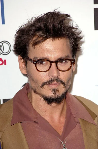 Johnny Depp Bij Aankomsten Voor Libertijnse Première Arclight Hollywood Cinema — Stockfoto