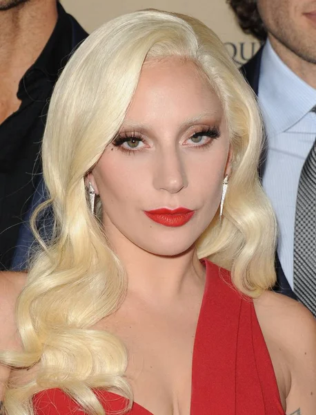 Lady Gaga Beérkezések Amerikai Horror Story Hotel Évad Premiere Regal — Stock Fotó