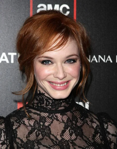 Christina Hendricks Arrivals Amc Mad Men Season Four Premiere Screening — Stock Photo, Image