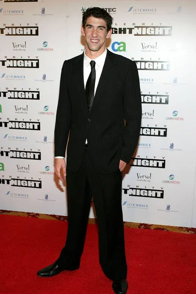 Michael Phelps Atendimento Para Muhammad Ali Celebrity Fight Night Marriott — Fotografia de Stock