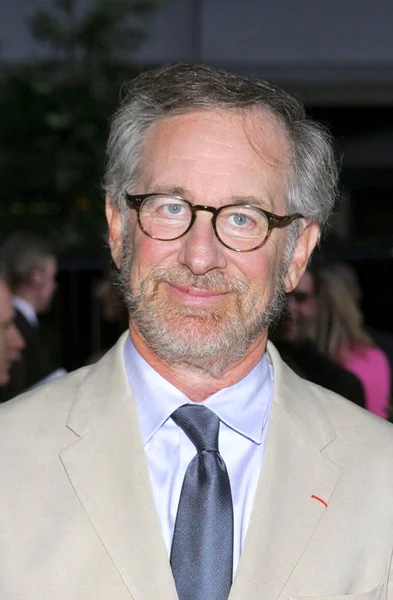 Steven Spielberg Beérkezések Amerikai Premierje Világok Harca Ziegfeld Színház New — Stock Fotó